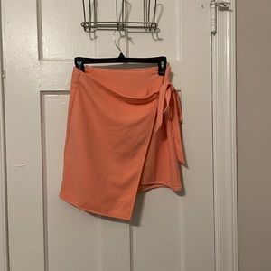 REVOLVE Superdown Monica Tie Wrap Pink Skirt